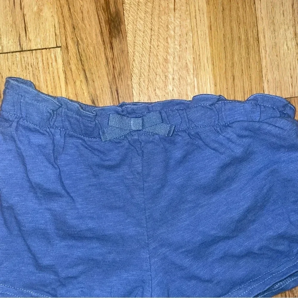 Carters Kids Blue Bow Tie Shorts 24M - Picture 2 of 6